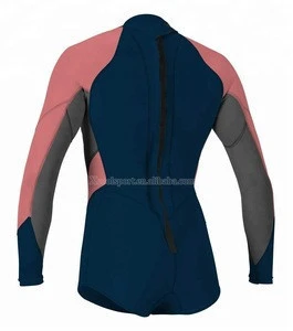 3/2mm spandex womens neoprene wetsuit wholesale females surfing diving swim wetsuit windproof and Anti-UV back zipper wetsuit