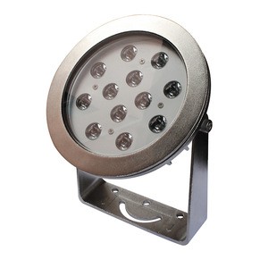 36W 24V RGB Warm White LED Underwater Spot Light IP68 Waterproof Pond Aquarium Night Lamps