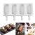 Import 4 Cavities  Food Grade Silicone Popsicle Molds DIY Ice Cream Makers Ice Lolly Moulds Baking Tools from China