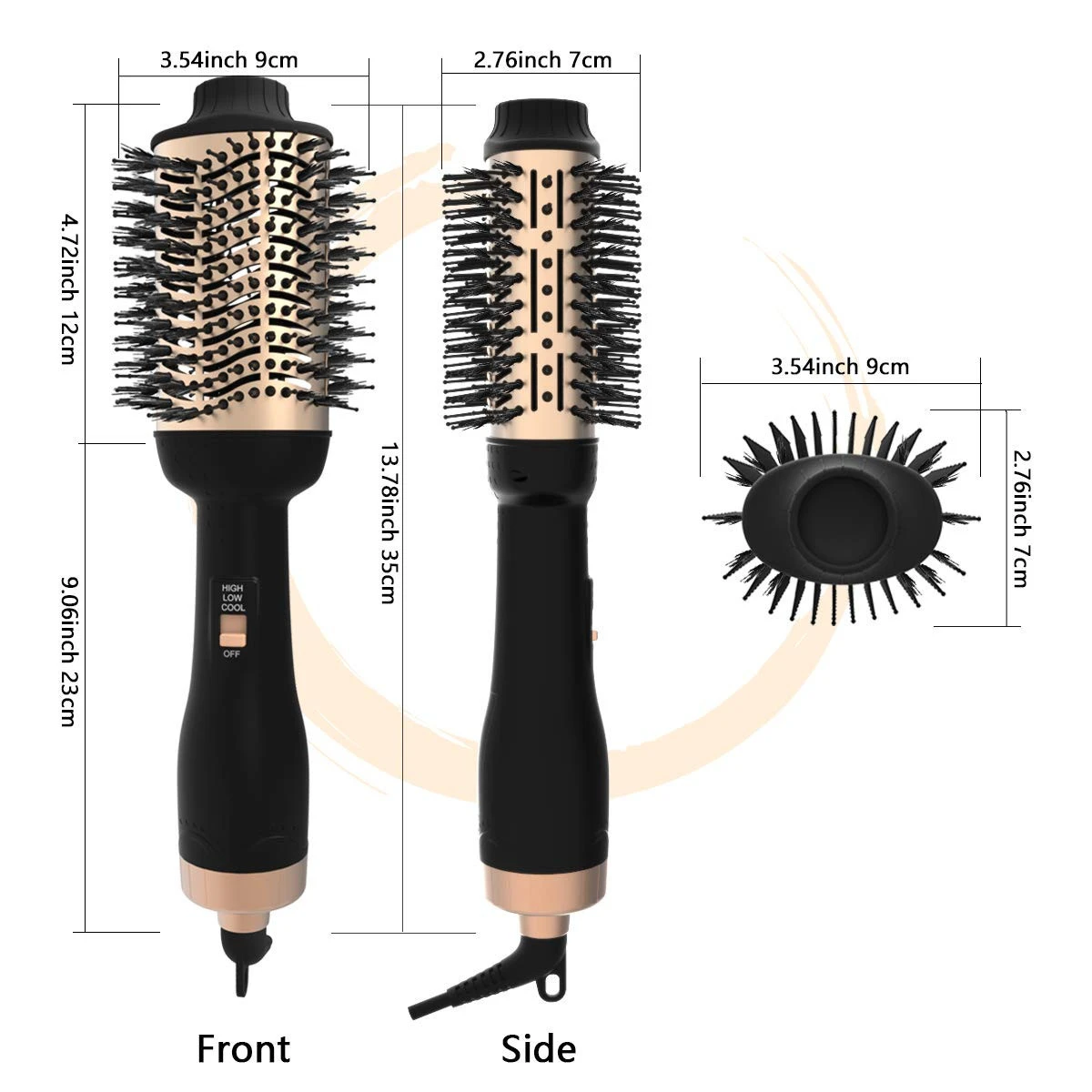 4 in 1 Hair Straightener Multifunctional Hair Brush One Step Hair Dryer