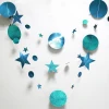 4 meters 3D Paper garland party favor for event party supplies