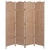 Import 4 Panels Paper Rope Handmade Accordion Folding Soundproof Room Divider from China