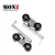 Import 4 wheels loading weight 60KG nylon hanging track double sliding door hanger roller hanging wheels from China