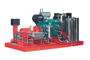 40000Psi 41L/M maritime industry Water blasting machine