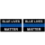 Import 5" x 3" Police CAR Truck USA Blue Line Decals Sticker Police Blue Lives Matter Sticker from China