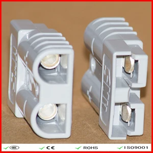 50 AMP Gray battery power connector with 10mm cable terminal