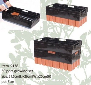 50 Cell Thermoforming Plastic Flower Nursery Seedling Tray for Seed Propagation