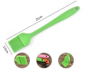 504017 4pcs set food grade BBQ grill tools silicone basting brushes from china manufacturer