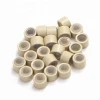 5.0mm*3.0mm*3.0mm Silicone Lined Micro Rings Links Beads for Hair Extensions #13 blond