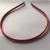 Import 5mm Red Satin Ribbon covered plain metal hair headbands for kids DIY from China
