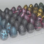 5pcs/lot Dinosaur Eggs Park Classical Dinosaur Action Figure Toy For Collection Dinosaur Model Jouets Enfants Cadeau