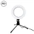 6 inch led selfie ring light with desk tripod stand for youtube tiktok photograph make up live streaming