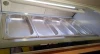 6 pan sushi fruit  table top cold display refrigerate cake freezer
