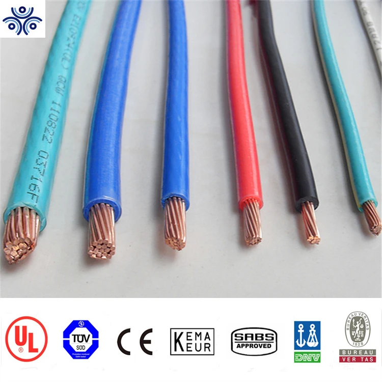 600V 8 10 12 14 AWG 3.5mm 5.5mm 8mm THW THHN electrical wire cable