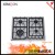 Import 60cm stainless steel built-in gas stove/ cooktop/ gas hob, 2 Semi-rapid Burner 1 Triple Ring Wok Burner 1 Auxiliary Burner from China