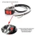 Import 7/8&quot; 22mm Motorcycle Handlebar Switch Waterproof  ATV Head light Headlight ON-OFF Switch with 3 connectors from China