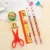 Import 7pcs/set Christmas Gift Stationery Set For Kids School Supplies Pen Holder Pencil Ruler Eraser Sharpener Shear from China