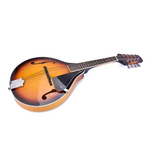 8-String Basswood Mandolin Musical Instrument with Rosewood Steel String Mandolin Stringed Instrument Adjustable Bridge