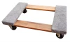 800 lb Capacity Mover&#39;s   Heavy duty mover&#39;s dolly  four wheels plastic dolly and wooden dolly
