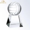 80mm diameter sports ball trophy accessory crystal volleyball