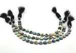 8mm Heart Natural Abalone Shell Beads Bulk Strand 20 Pcs, Center Drilled Both Side Usable Loose Bead Craft Making Designer