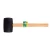 Import 8oz Wood Handle Rubber Mallet , Soft-Face Hammer with Bounce Resistant Head Striking Tools from China
