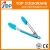 Import 9 inch Kitchen picnic food BBQ silicone tongs cooking tools from China