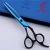 Import 9cr Titanium Coated 5.5&#39;&#39; 6 Inch Blue Color Barber Hair Cutting Thinning Scissors Set from China