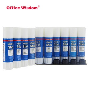 9g High quality strong adhesion solid stationery pva school glue stick manufacturer glue stick