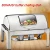 Import 9L hotel restaurant Stainless Steel Buffet server  chafing  dish ,2*1/2  Pan  Oblong Roll Top buffet stove. from China