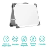 9&quot; X 12&quot; Desktop Magnetic Foldable Whiteboard Portable Double Sided Easel Small Dry Erase White Board for Kids Home Office