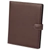 A5 compendium/file folder with loop top quality pu leather custom