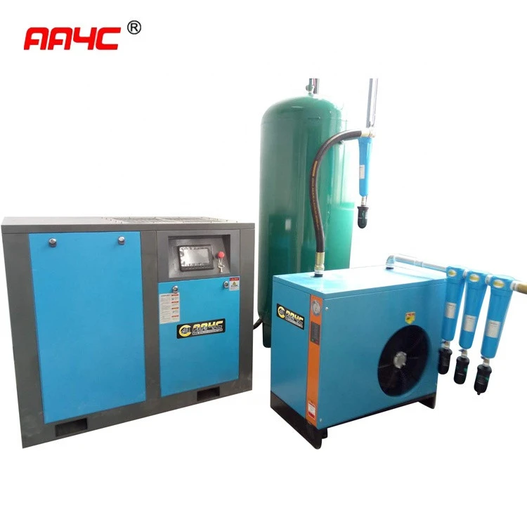 AA4C  Screw air compressor air pump air source in workshop tire inflate pump