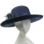 ABPF Vintage Ladies 100% Handmade Black Wide Brim Wool Felt Hat Fedora