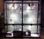 Import Adjustable shelf and lockable glass display cabinets, Glass toys display cabinet from China