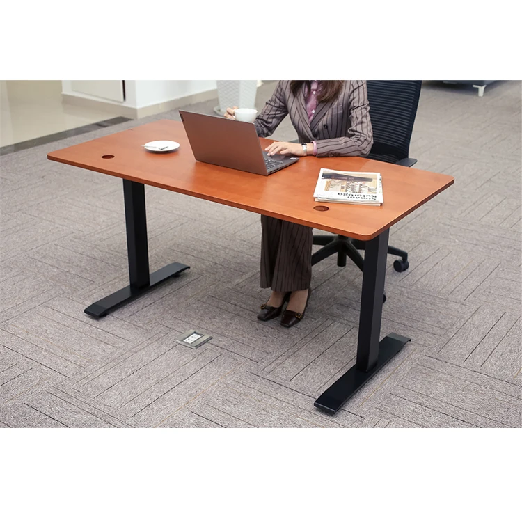 Adjustable stand up movable standing desk office desk