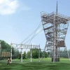 Adult Playground Equipment Challenging Tower Materials Game for Forest