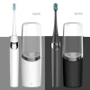 Adult Ultrasonic UV Sterilizing Electric Toothbrush Clean Portable Dryer Rinse Cup Sonic UV Sanitizer  Electric Toothbrush