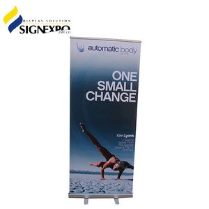 Advertising retractable banner 85cm roll up stand