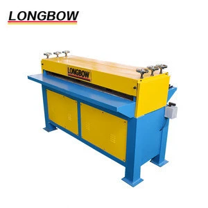 air duct square pipe sheet metal fabrication five line beading grooving machine