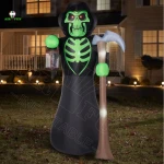 Airfun Walking Halloween Skull Inflatable Decoration Costume Customized Skeleton Costume Inflatable