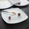 All Kinds of Size Dinner Dishes Ceramic Plain Color Square Plate