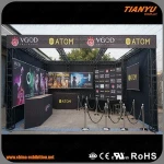Aluminum plexiglass wedding stage,stage aluminum truss display