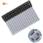 Amazon Popular TPE/PP Anti slip Bath Mats Shower Waterproof Wooden Bathroom Floor Mat Hotel Non slip Plastic Bath Mat