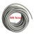 An6 oil cooler hose rubber 304 stainless steel wire braided an hose high pressure temperature assembly hydraulic hose line