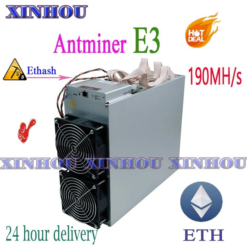 Antminer e3 190mh/s eth miner ethereum mining mach ETH Ethereum Antminer E3 Miner Antminer E3 ETH Mining Machine