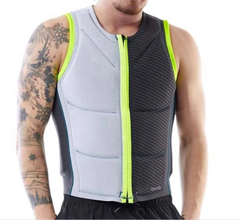 Approval CE mens swimming life vest guangzhou neoprene life jacket for water sports