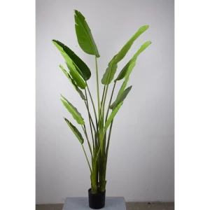 Artificial Plant Green Leaves Strelitzia Plastic Decorative Trees Banana Leaves Canna Bonsai Plant