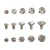 Import Assorted Colors Sizes Strass Crystal Rhinestone Rivets for Handbags from China