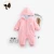 Import autumn cute baby clothes lovely bear and rabbit zipper hoodie baby romper from China
